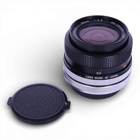 Panagor-PMC Auto Wideangle 28mm f/2.8 Groothoeklens voor Canon FD-tweedehands