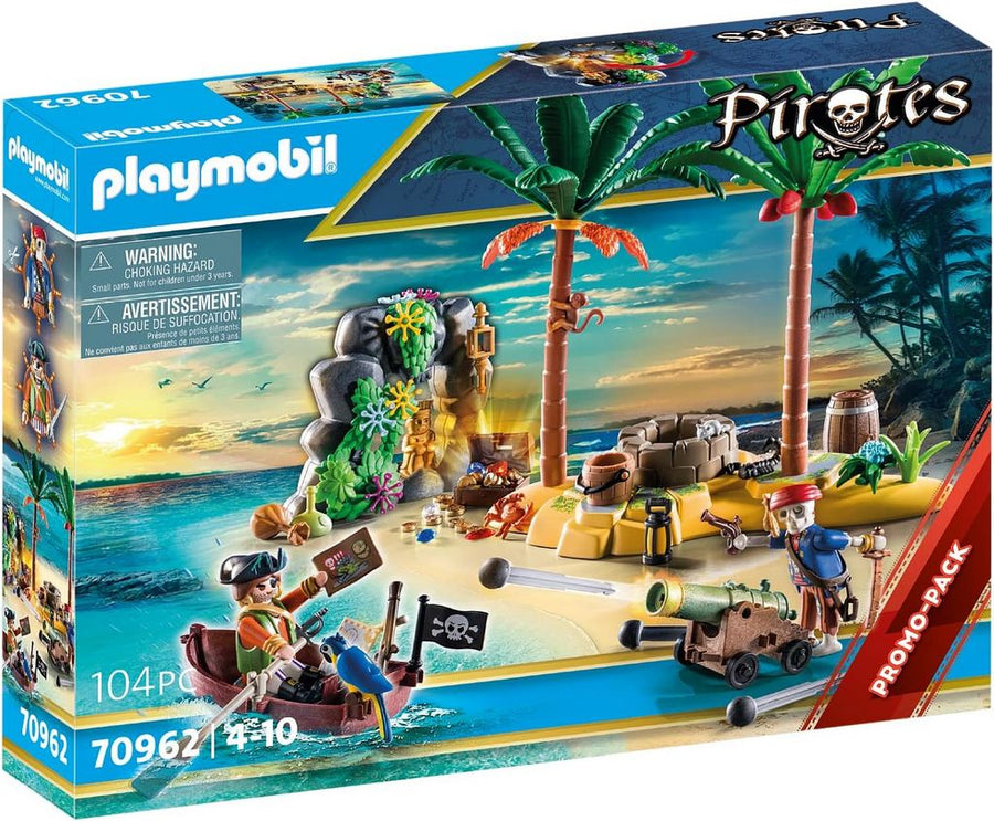 Playmobil-Pirates Piratenschateiland met Skelet - 70962 (Nieuw)