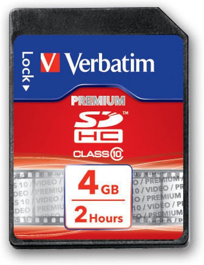 Verbatim-SDHC Geheugenkaart 4GB Class 10 (Nieuw)