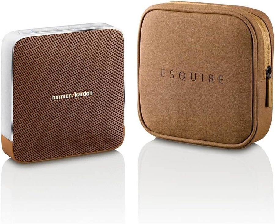 Harman Kardon-Esquire Draadloze Bluetooth Speaker met Conferencing - Bruin (In doos)-tweedehands