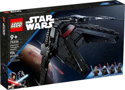 LEGO Star Wars Inquisitor Transport Scythe 75336, doos voorkant met het ruimteschip