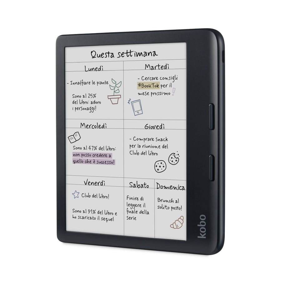 Kobo-Libra Colour - E-Reader - 7 inch - 32GB - Zwart (In doos)-tweedehands