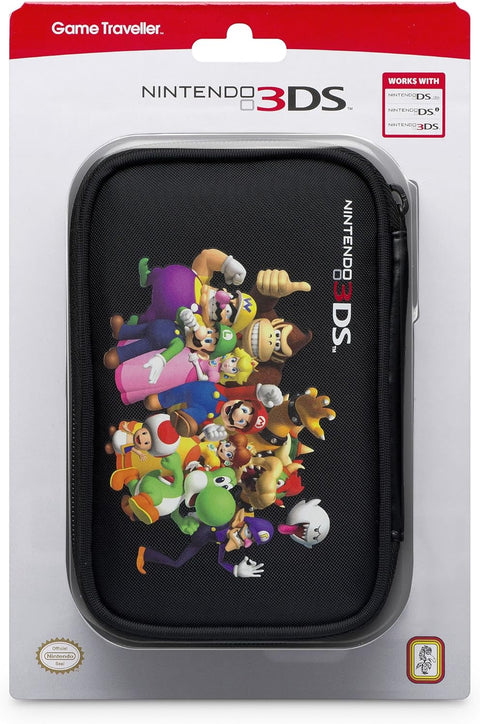 Bigben-Case voor Nintendo 3DS, DSi en DS Lite - Super Mario/Zwart (Nieuw)