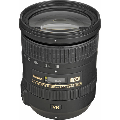 Nikon-AF-S DX NIKKOR 18-200mm f/3.5-5.6G II ED VR Zoom Lens Tweedehands