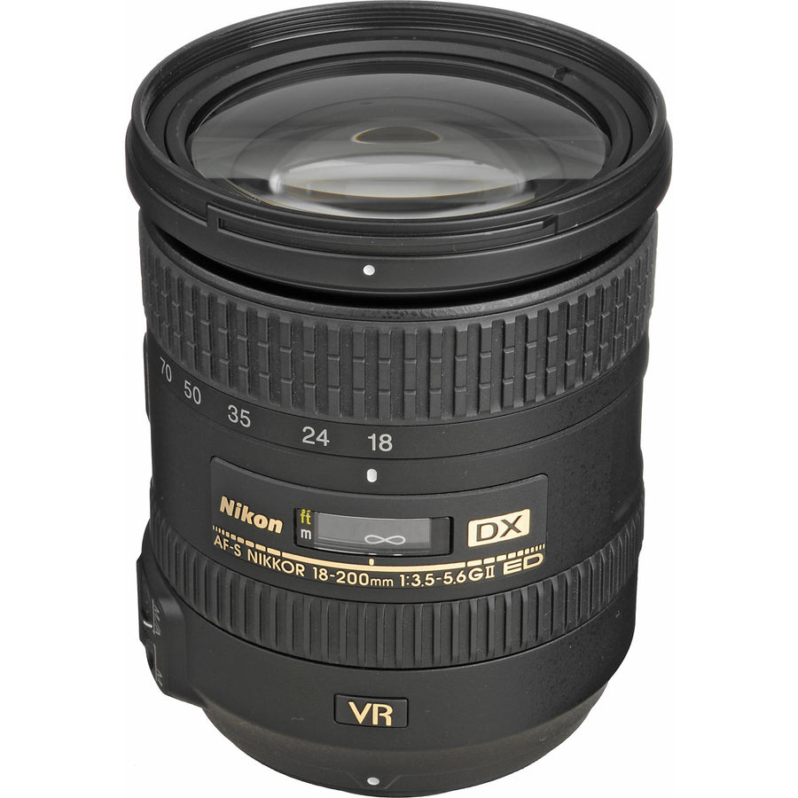 Nikon-AF-S DX NIKKOR 18-200mm f/3.5-5.6G II ED VR Zoom Lens Tweedehands