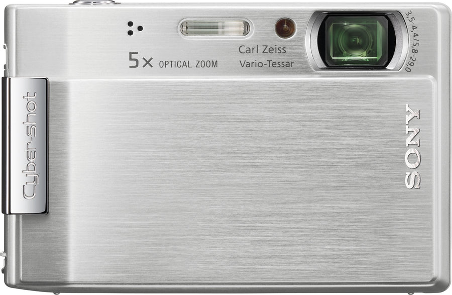 Sony-Cyber-shot DSC-T100 Digitale Compact Camera - Zilver-tweedehands