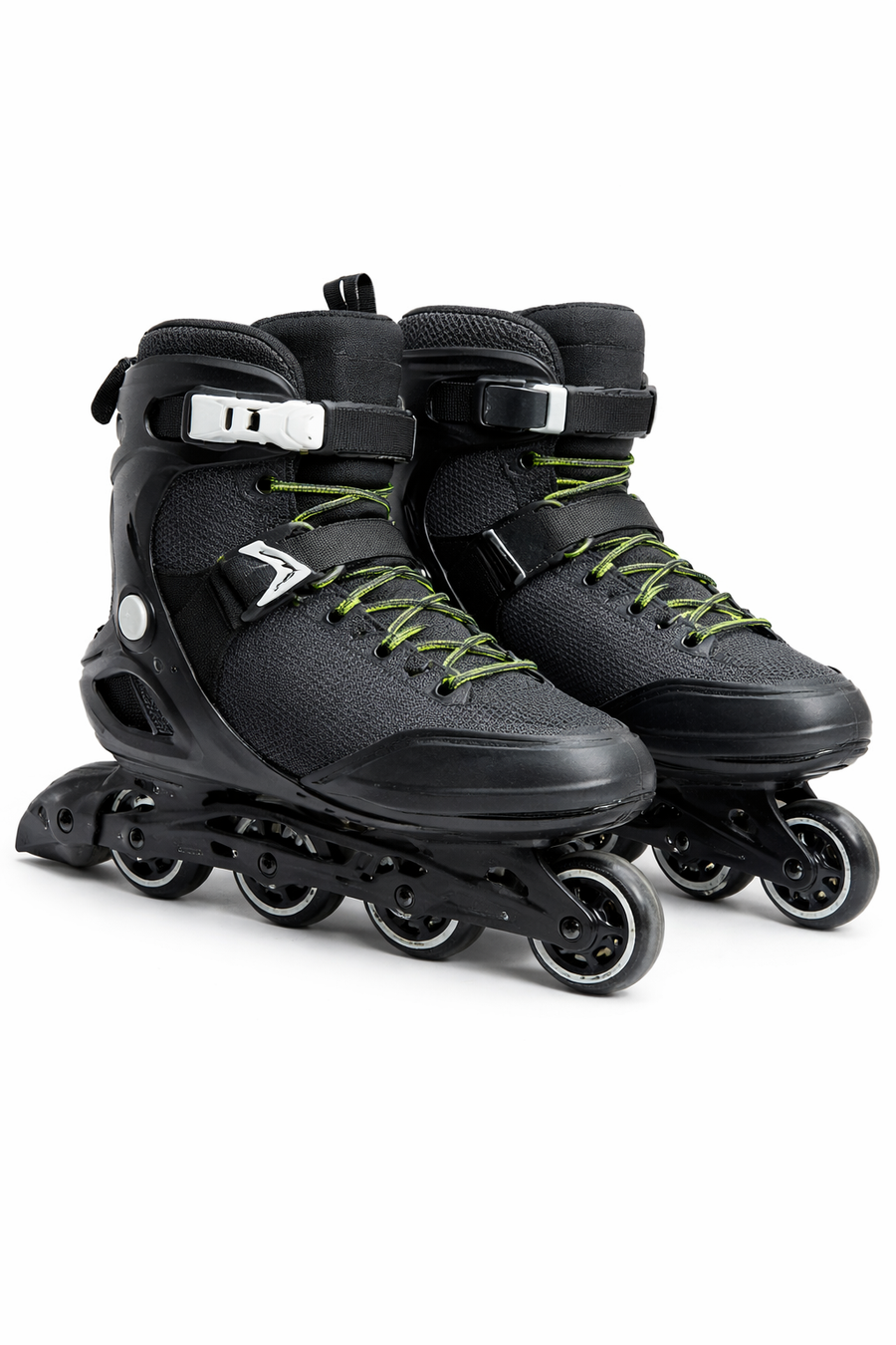 Oxelo-Inlineskates / Fitness Skates FIT100 - Maat 46 - voor Volwassenen 76 mm ABEC 5 - Zwart (Nieuw)