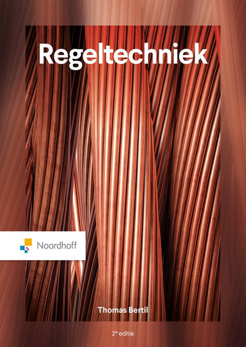 Regeltechniek, Bertil Thomas, 2e editie, omslag met koperkleurige draden, tweedehands