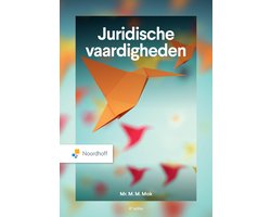 Juridische vaardigheden, M.M. Mok, lichtblauwe omslag met oranje en rode origamivogels, tweedehands