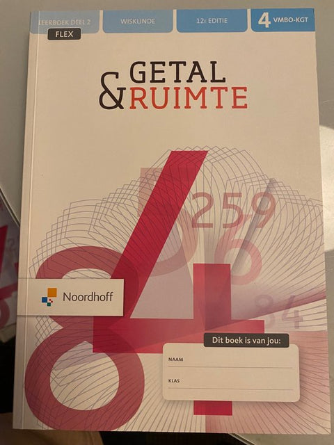Getal & Ruimte 12e ed vmbo-kgt 4 2 FLEX leerboek