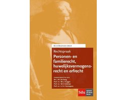Rechtspraak Personen- en familierecht, huwelijksvermogensrecht en erfrecht, L.M. de Hoog, oranje omslag, tweedehands