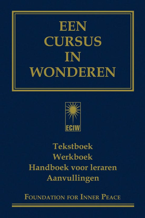 Een cursus in wonderen, boekomslag voorkant, tweedehands