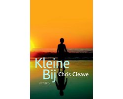 Kleine Bij, Chris Cleave, oranje omslag met een silhouet bij het water bij zonsondergang, tweedehands