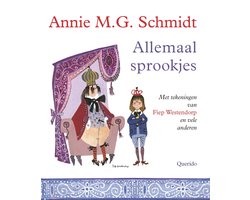 Allemaal sprookjes, Annie M.G. Schmidt, tekeningen van Fiep Westendorp, omslag met twee gekroonde figuren, tweedehands
