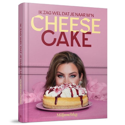 Ik zag wel dat je naar m'n cheesecake, Miljuschka Witzenhausen, boekomslag voorkant, tweedehands