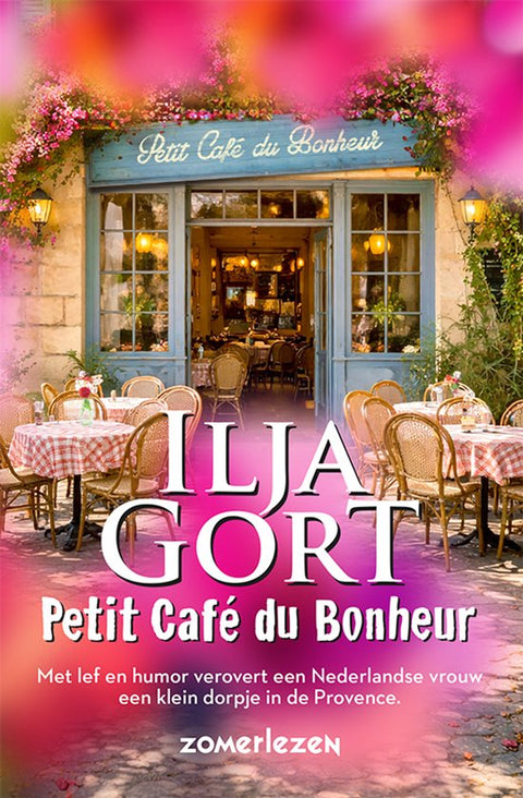 Petit Café du Bonheur, Ilja Gort, boekomslag voorkant, tweedehands