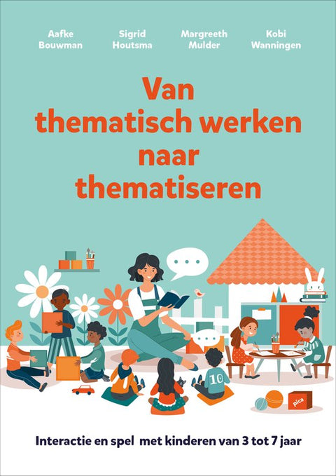 Van thematisch werken naar thematiseren, Aafke Bouwman, boekomslag voorkant, tweedehands