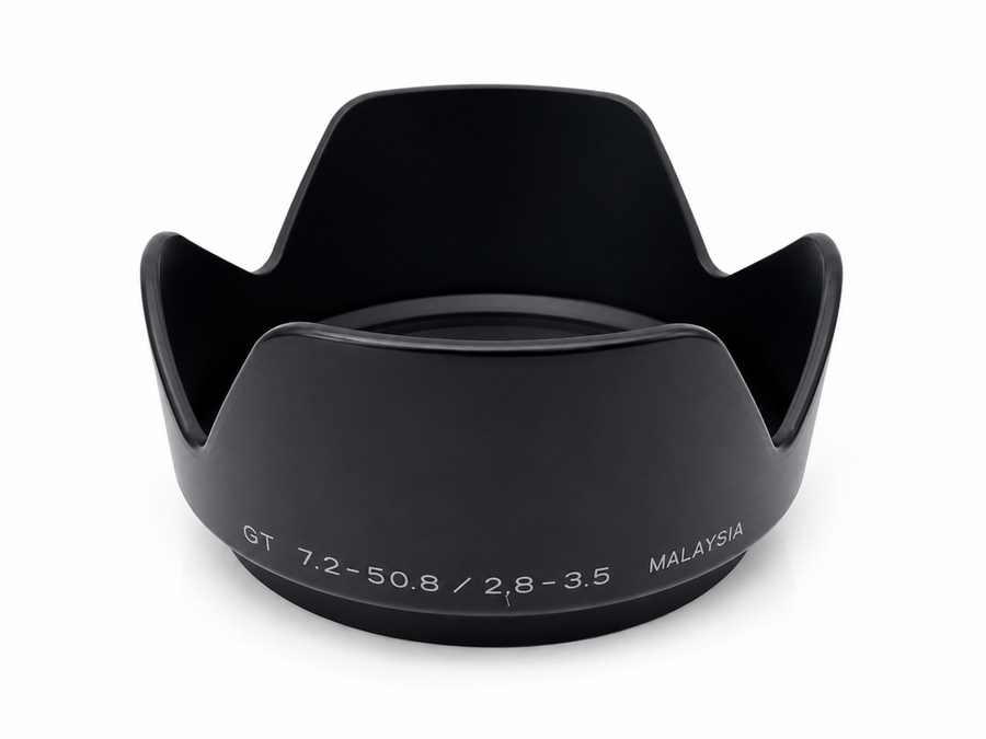 Zonnekap voor GT 7.2-50.8 mm F/2.8-3.5 (DiMAGE 5 / 7 / 7i) - Zwart