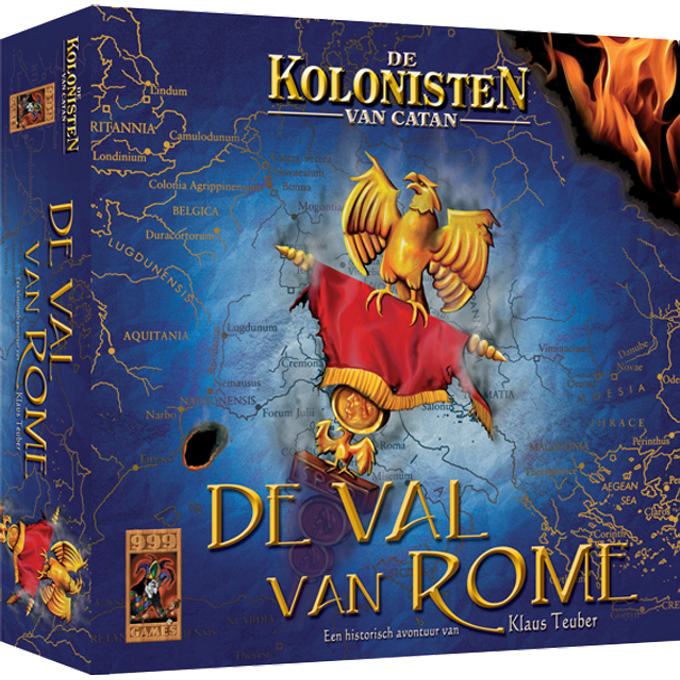 999 Games-De Kolonisten van Catan: De Val van Rome Bordspel (Nieuw)