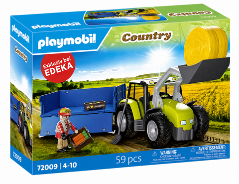 Country Tractor met Aanhanger en Lading - 72009 (Nieuw)