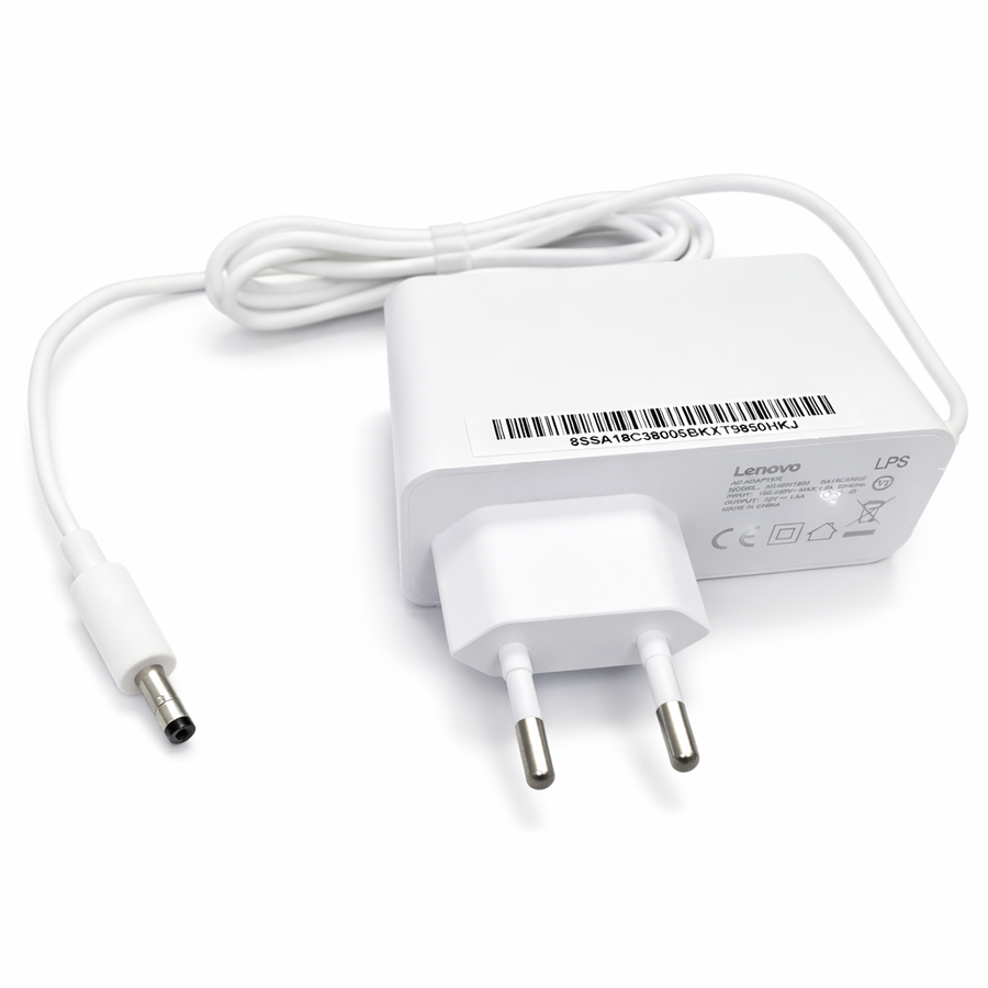 Lenovo-AC Adapter / Voeding AD30W1803 30W 20V 1,5A met 4,0 x 1,7 mm Plug voor Lenovo Smart Clock en Smart Display (Nieuw)