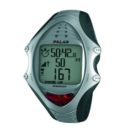 RS800 Sporthorloge / Hartslagmeter - Zilver