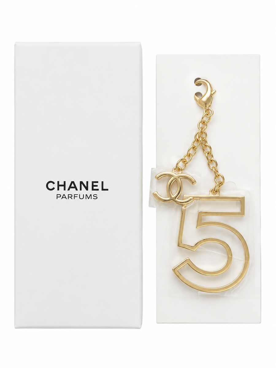 No. 5 Parfums Sleutelhanger / Bag Charm - Goudkleurig