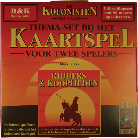 999 Games-De Kolonisten van Catan Het Kaartspel Uitbreiding Ridders & Kooplieden (Nieuw)