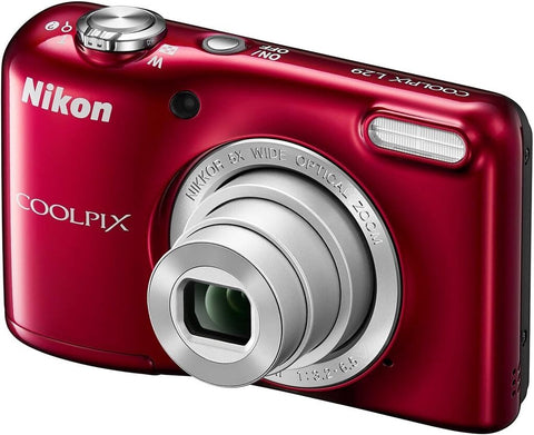 Nikon-Coolpix L29 Digitale Compact Camera - Rood (Nieuw)