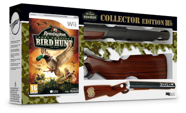 Wii-Remington Great American Bird Hunt Game + Geweer (Nieuw)