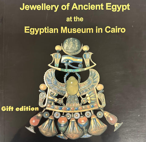 Jewellery of Ancient Egypt at the Egyptian Museum in Cairo, Farid Atiya, gift edition, omslag met sieraad, tweedehands