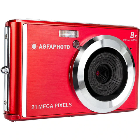 AgfaPhoto-DC5100 Digitale Compact Camera voor Kinderen - Rood (Nieuw)