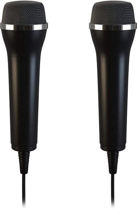 Algemeen-2x USB microfoons voor Nintendo Switch, Wii, Wii U, PS2, PS3, PS4, Xbox 360, Xbox One en PC (Guitar Hero, Singstar, Let's Sing, We Sing) - Zwart Tweedehands