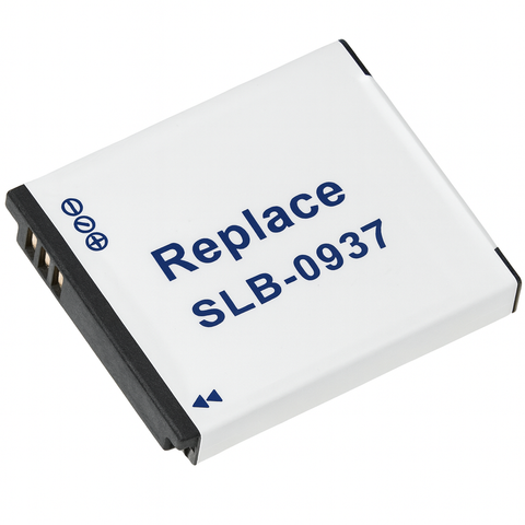 Accu voor Samsung SLB-0937, oplaadbare batterij met de opdruk Replace SLB-0937