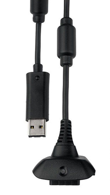 Algemeen-Play & Charge Kabel voor Xbox 360 - Zwart Tweedehands