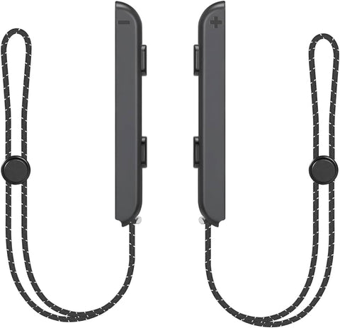 Algemeen-Polsbandje (Straps) voor Nintendo Switch Joy-Cons - OLED Zwart (Nieuw)