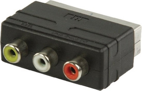 Algemeen-SCART naar 3× RCA Adapter (Composiet Video + Stereo Audio)-tweedehands