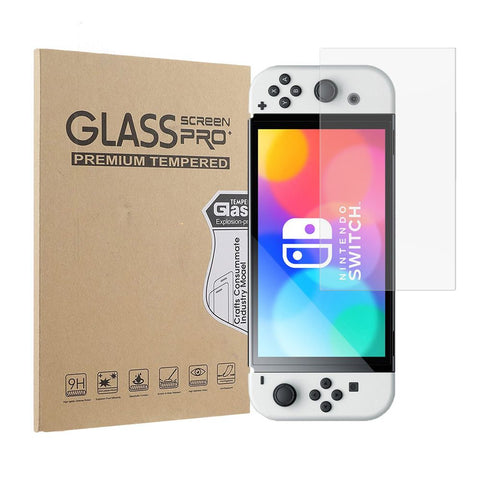 Algemeen-Screen Protector Tempered Glass voor Nintendo Switch OLED (Nieuw)