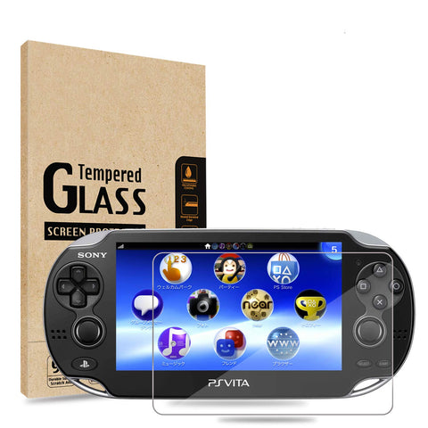 Algemeen-Screen Protector Tempered Glass voor PS Vita 1000 (Nieuw)