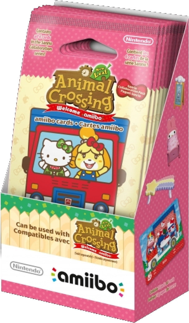 Amiibo-Animal Crossing New Leaf Sanrio Cards Booster Box - Incl. 10 Packs (Nieuw)