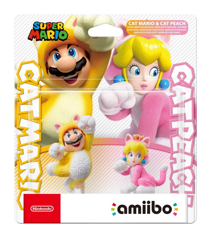 Amiibo-Cat Mario + Cat Peach Double Pack - Super Mario series (Nieuw)