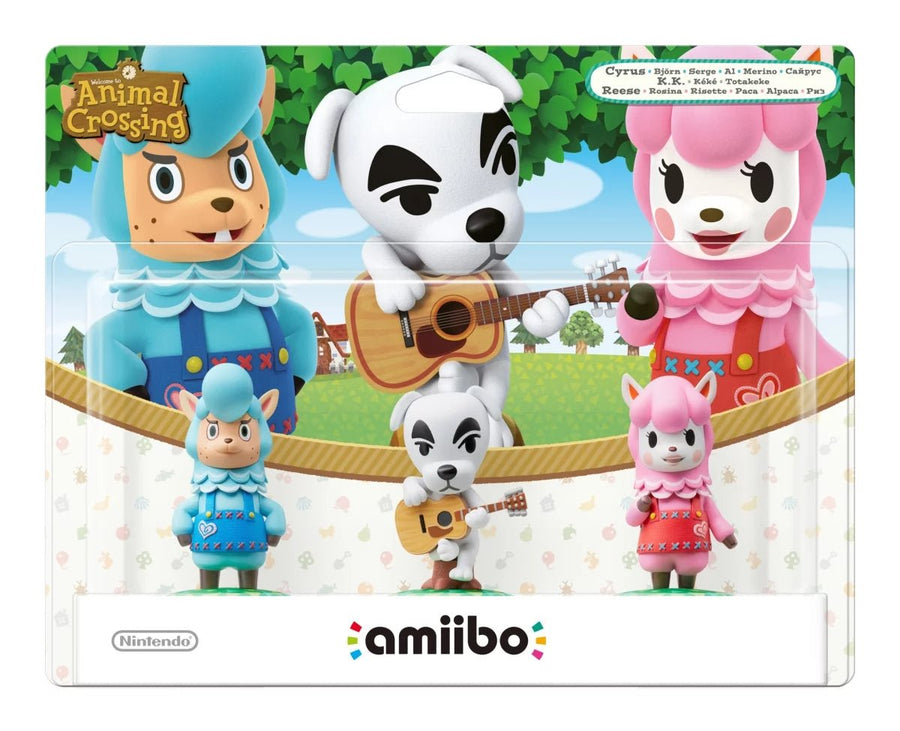 Amiibo Cyrus + K.K.Slider + Reese - Animal Crossing series (Nieuw)