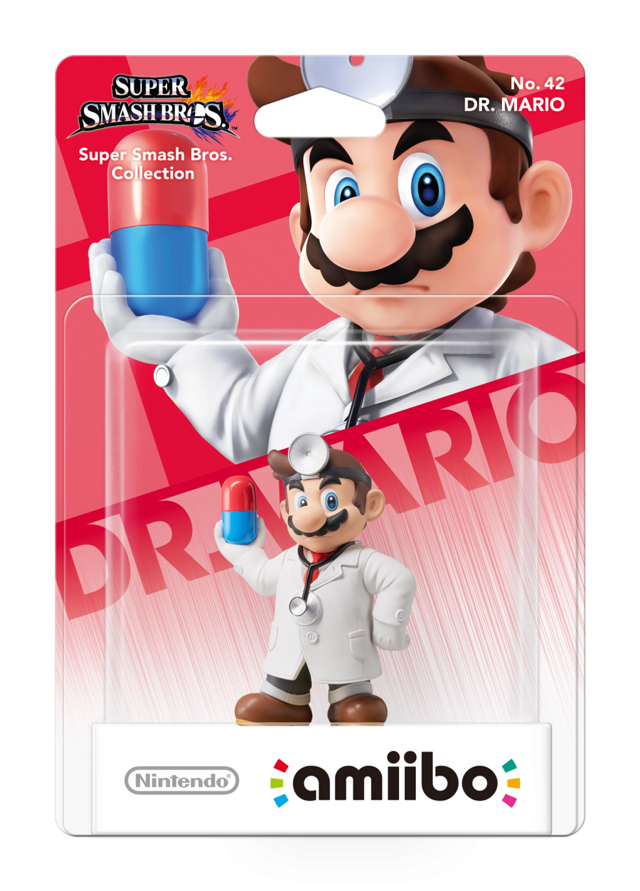 Amiibo Dr. Mario (Nr. 42) - Super Smash Bros. series (Nieuw)
