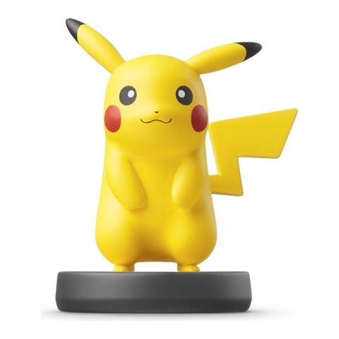 Nintendo amiibo Pikachu nr 10, Super Smash Bros series, gele Pikachu op zwarte voet, tweedehands