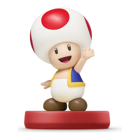 Nintendo amiibo Toad Super Mario series, Toad met zwaaiende arm op een rode voet