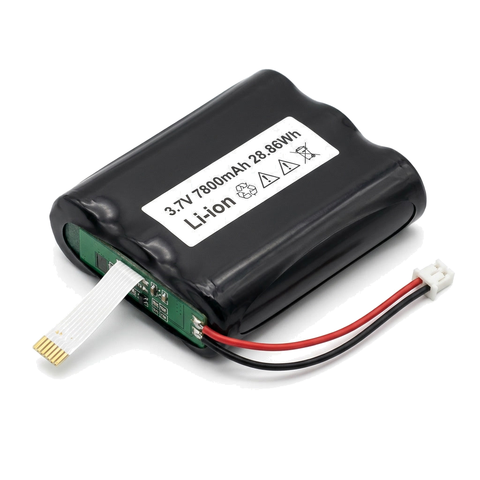 Accu voor JBL Charge 4 ID998 7800mAh, zwart, li-ion batterij 3,7V met flexkabel en stekker