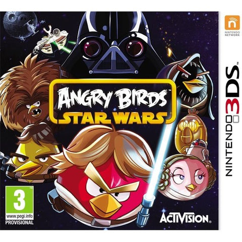 Nintendo 3DS Angry Birds Star Wars, doos voorkant, tweedehands