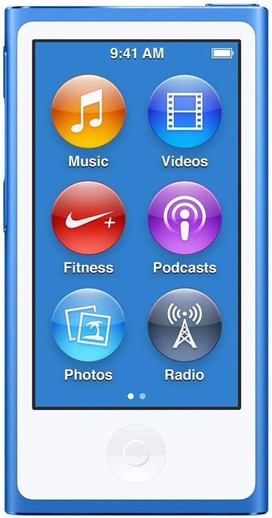 Apple-iPod Nano Multitouch 7e Generatie - 16 GB - Donker Blauw Tweedehands