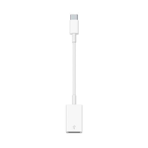 Apple USB-C naar USB adapter A1632, wit, korte kabel met beide stekkers