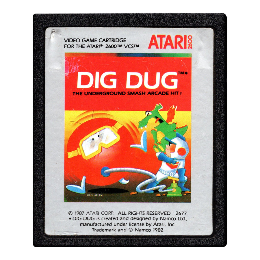 Atari 2600-Dig Dug (Losse Cassette) Tweedehands